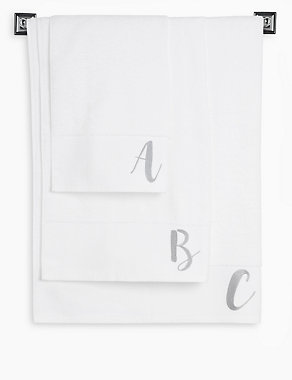 Pure Cotton Alphabet Towel Image 2 of 5