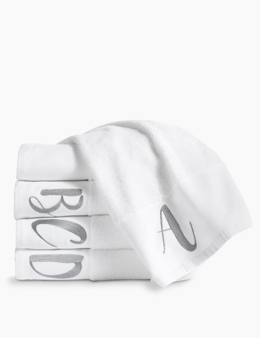 Alphabet towels sales