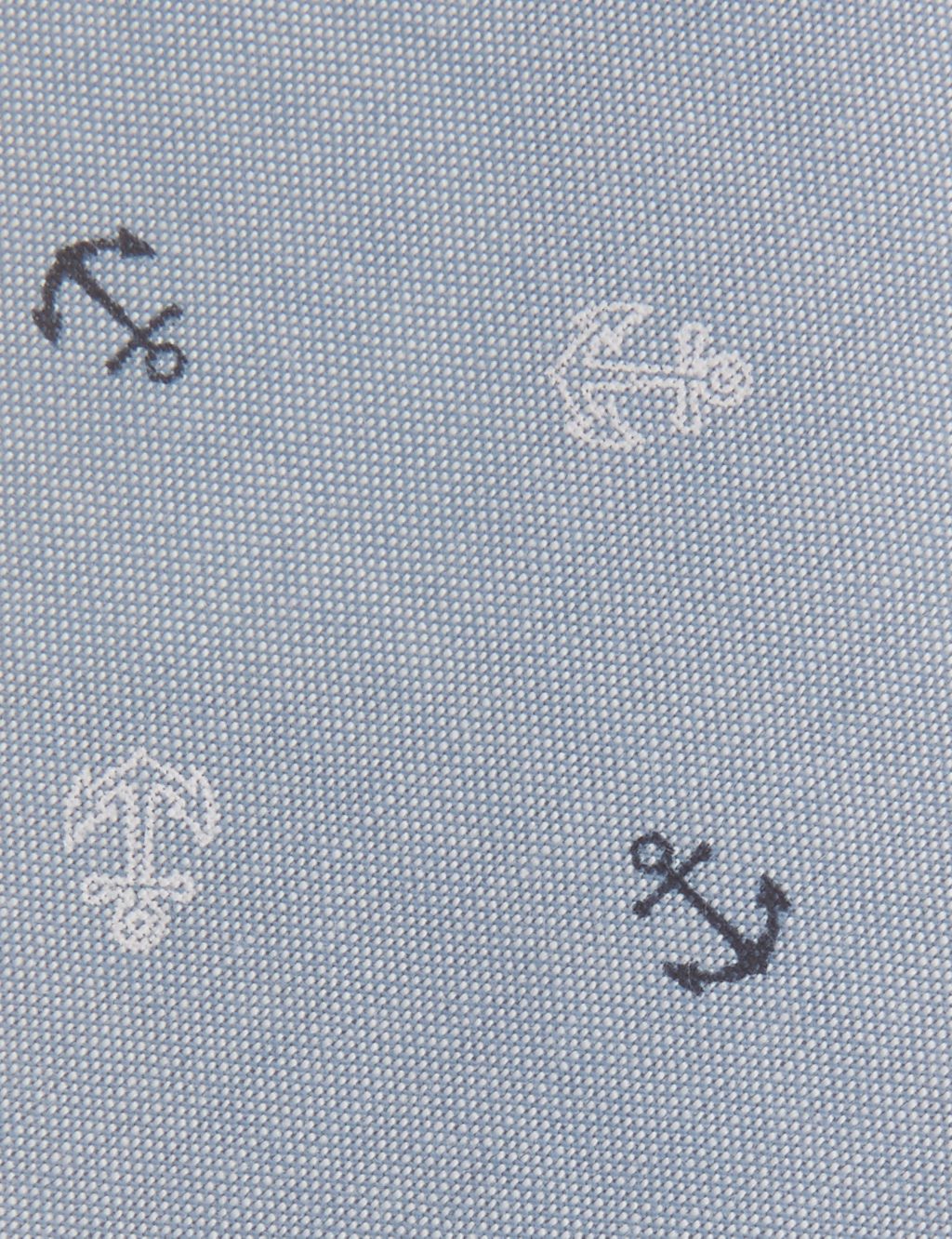 Pure Cotton Anchor Print Tie (5-14 Years) 2 of 3