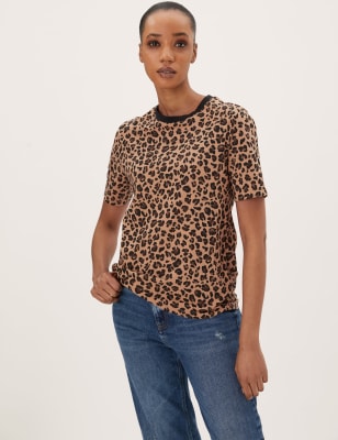 Shirt discount leopard print