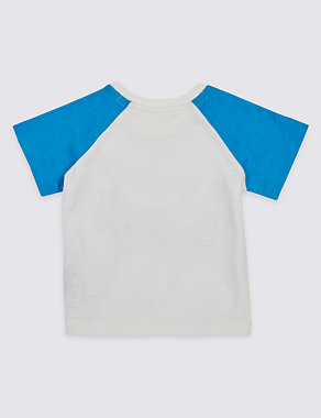 Pure Cotton Applique Baby T-Shirt Image 2 of 3