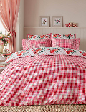 Pure Cotton Archive Rose Bedding Set Image 2 of 4
