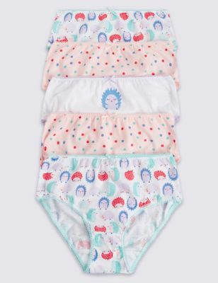 Pure Cotton Assorted Briefs (1-12 Years) Image 1 of 1