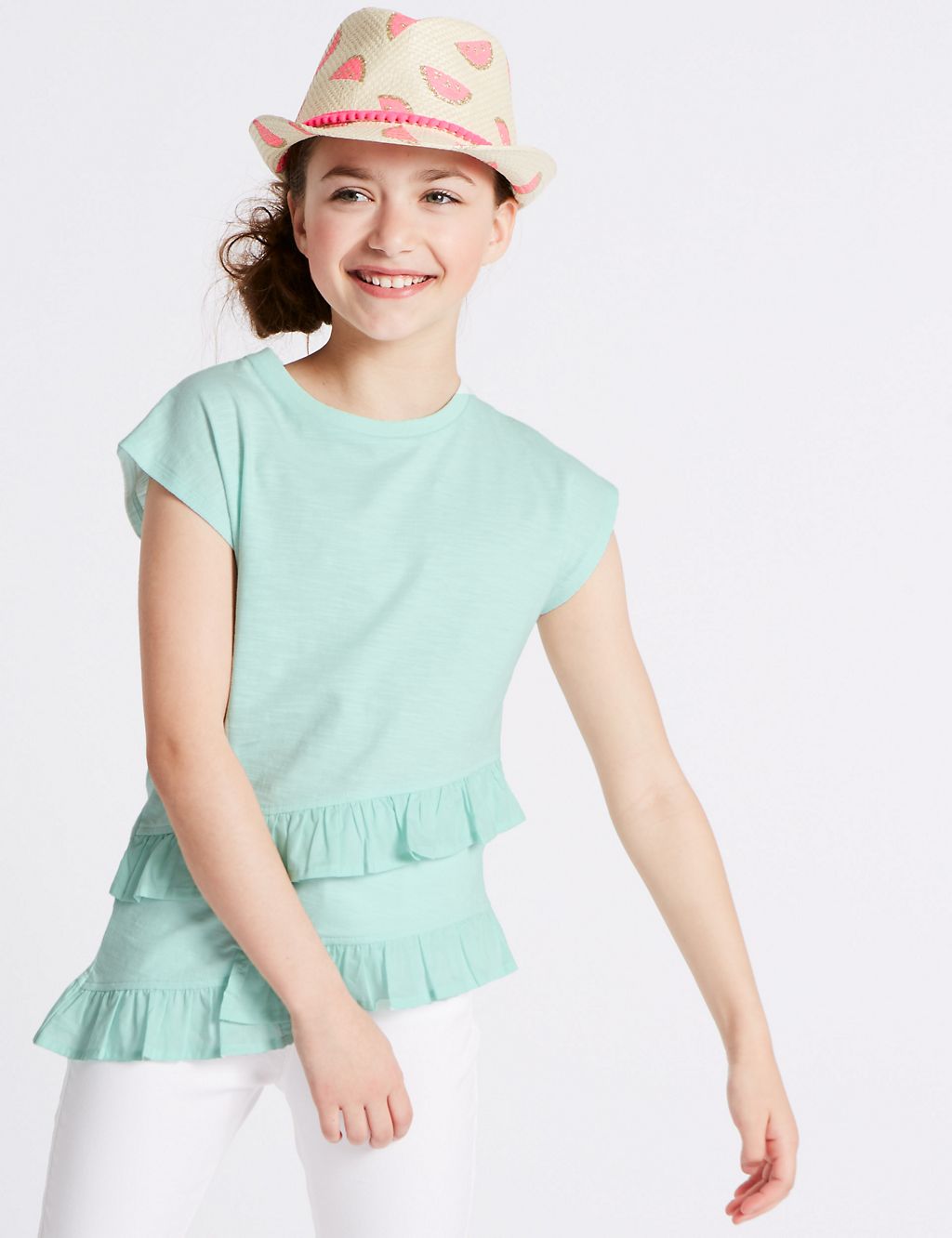 Pure Cotton Asymmetric Top (3-16 Years) 3 of 3