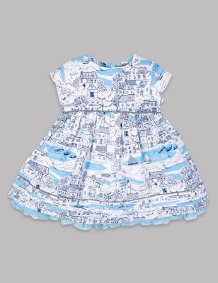 Pure Cotton Baby Dress Image 2 of 4