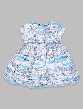 Pure Cotton Baby Dress Image 2 of 4