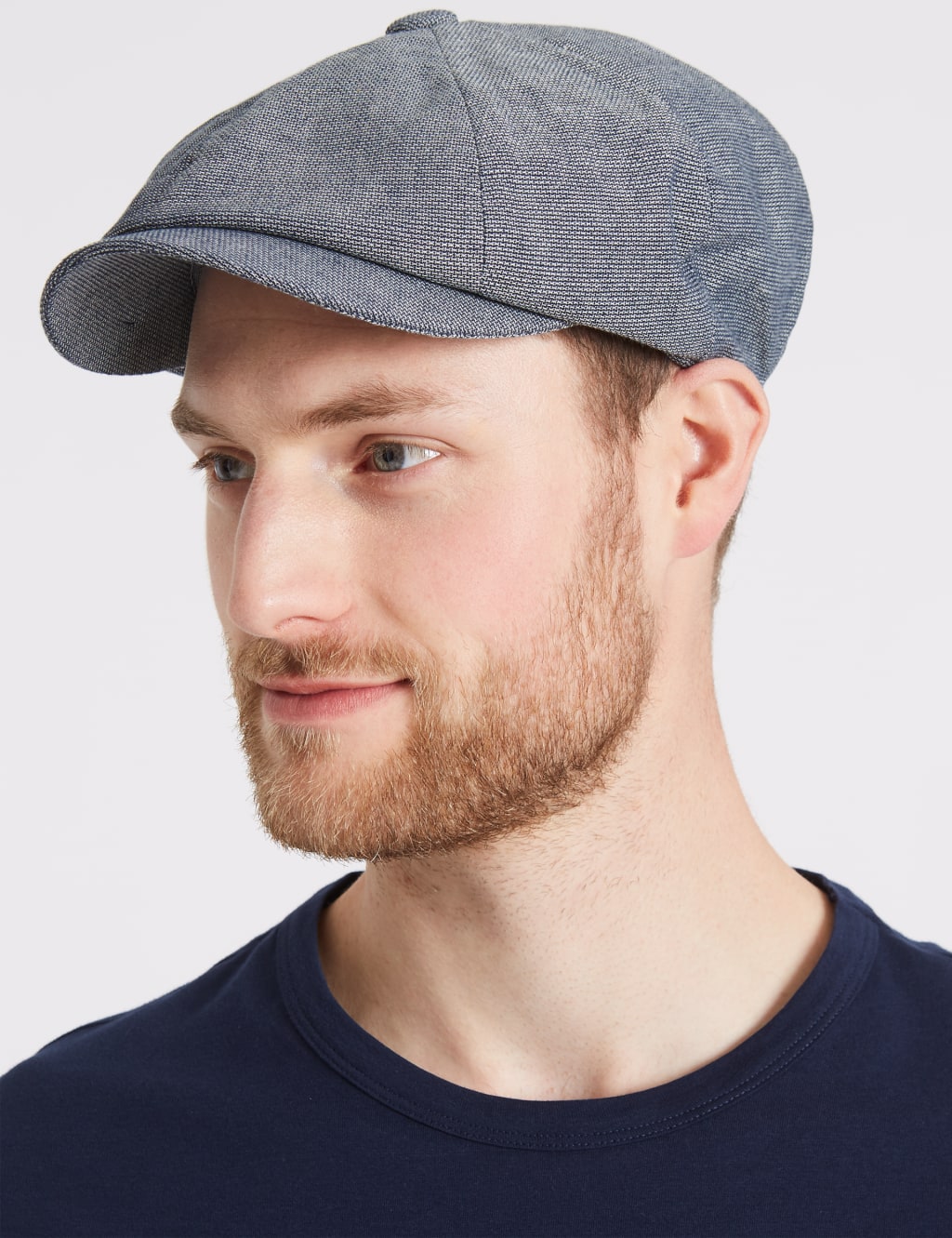 Pure Cotton Baker Boy Hat M&S Collection M&S
