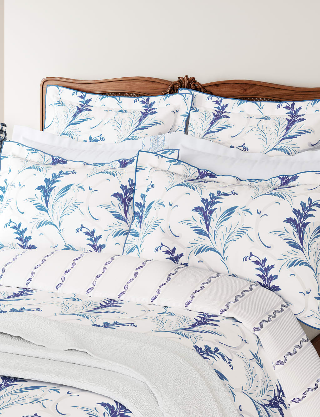 Pure Cotton Baroque Duvet Cover V&A M&S