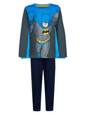 Pure Cotton Batman™ Pyjamas with Cape (1-7 Years) Image 2 of 5