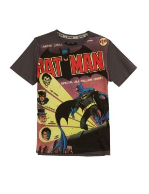 Pure Cotton Batman™ Villain Issue Comic T-Shirt (5-14 Years) Image 1 of 2