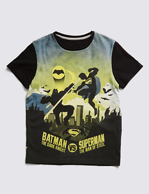 Pure Cotton Batman™ Vs Superman™ T-Shirt (7-16 Years) Image 2 of 3