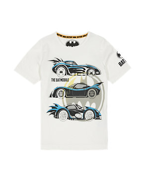 Pure Cotton Batmobile T-Shirt (2-8 Years) Image 2 of 4