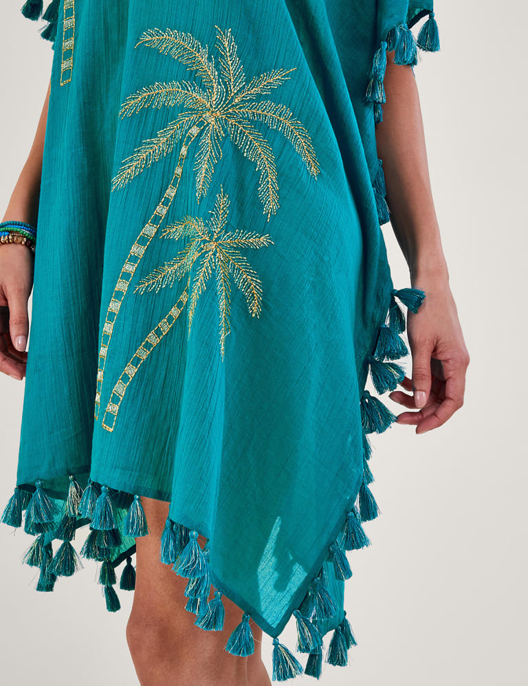 Pure Cotton Beach Cover Up Kaftan Monsoon M&S