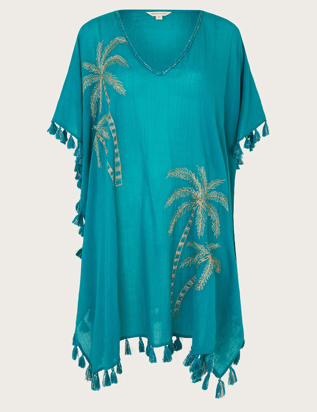 Pure Cotton Beach Cover Up Kaftan Monsoon M&S