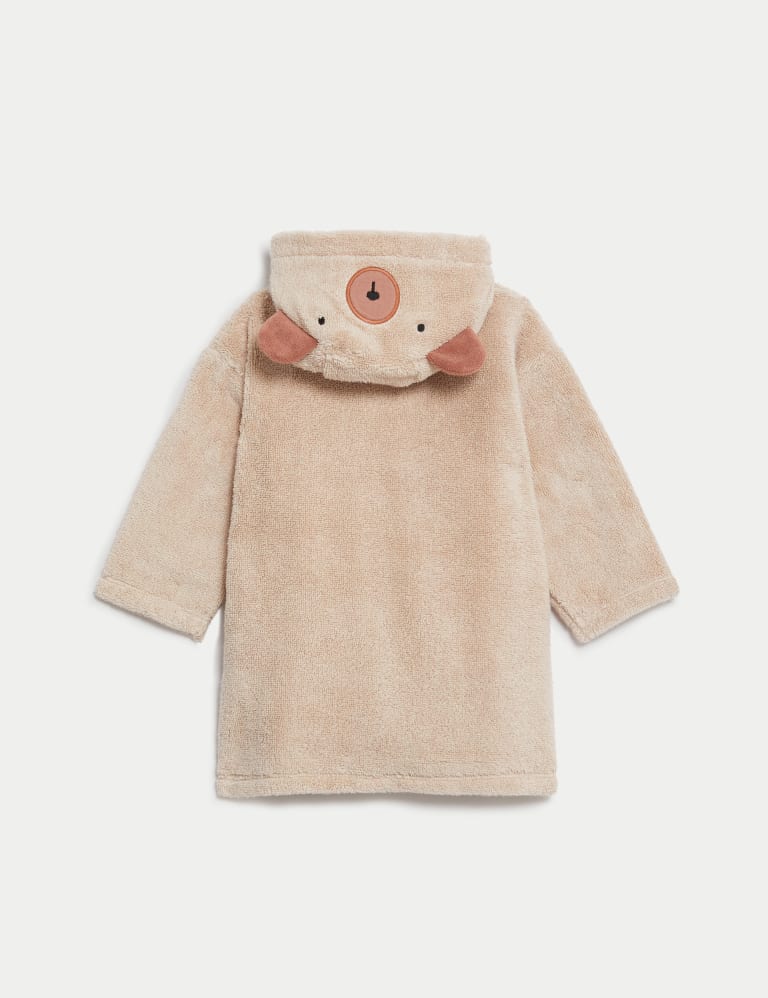 Pure Cotton Bear Bathrobe (7lbs-3 Yrs) 2 of 3