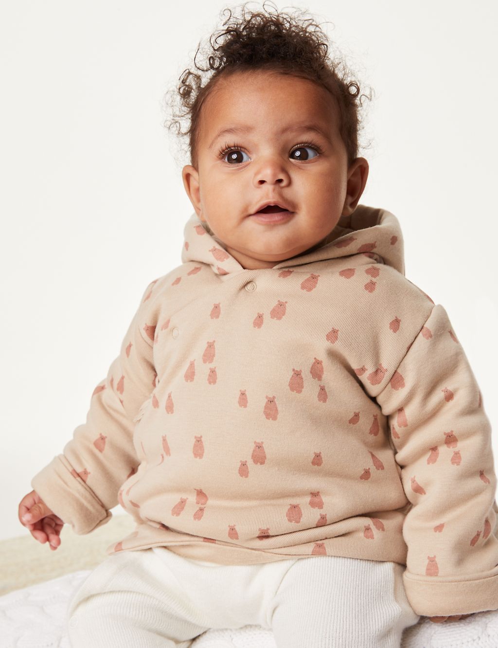 Pure Cotton Bear Hooded Jacket (7lbs-1 Yrs) 5 of 6