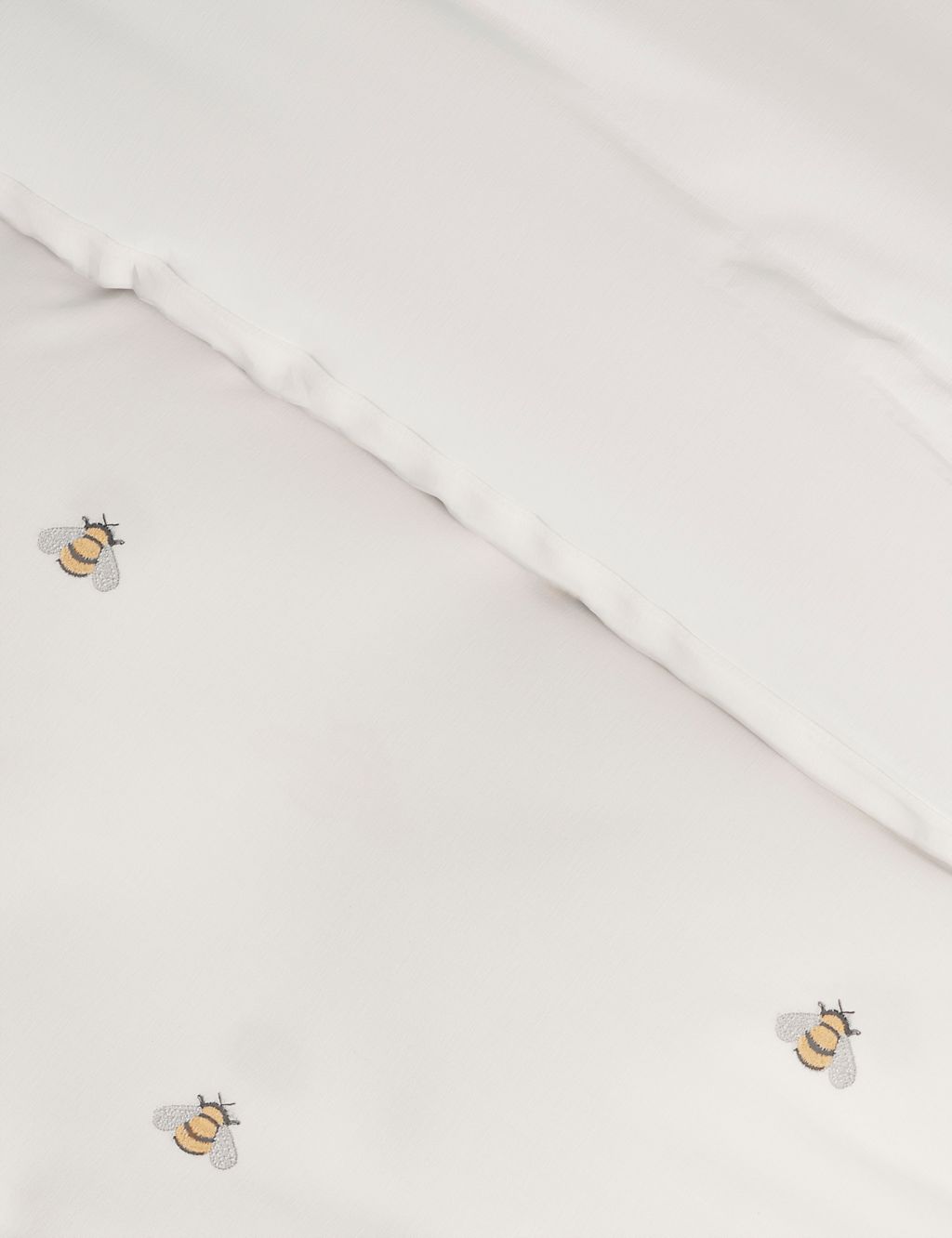 Pure Cotton Bee Embroidered Bedding Set 1 of 4