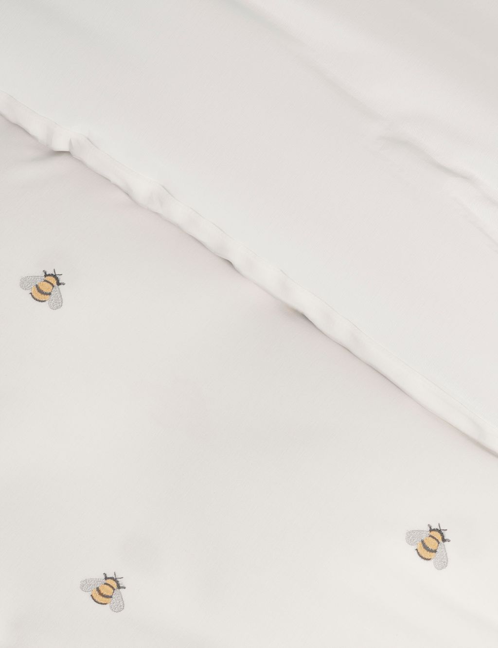 Pure Cotton Bee Embroidered Bedding Set 1 of 4