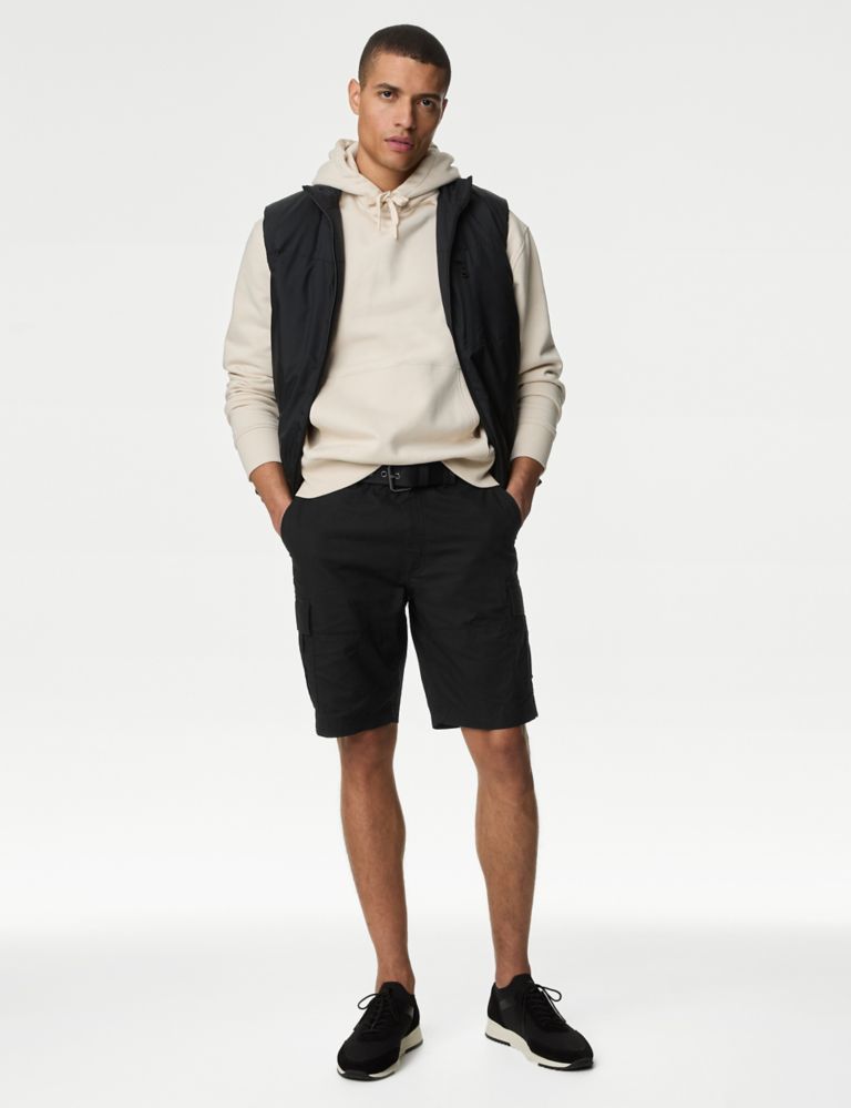 Pure Cotton Belted Cargo Shorts 5 of 6