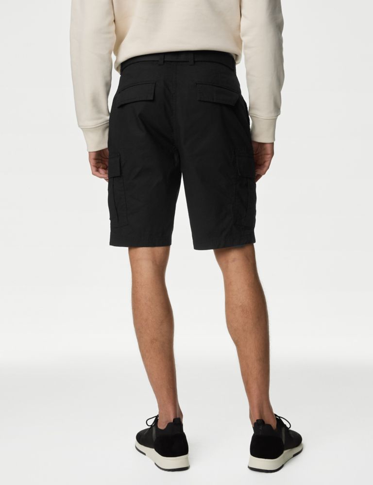 Pure Cotton Belted Cargo Shorts 6 of 6
