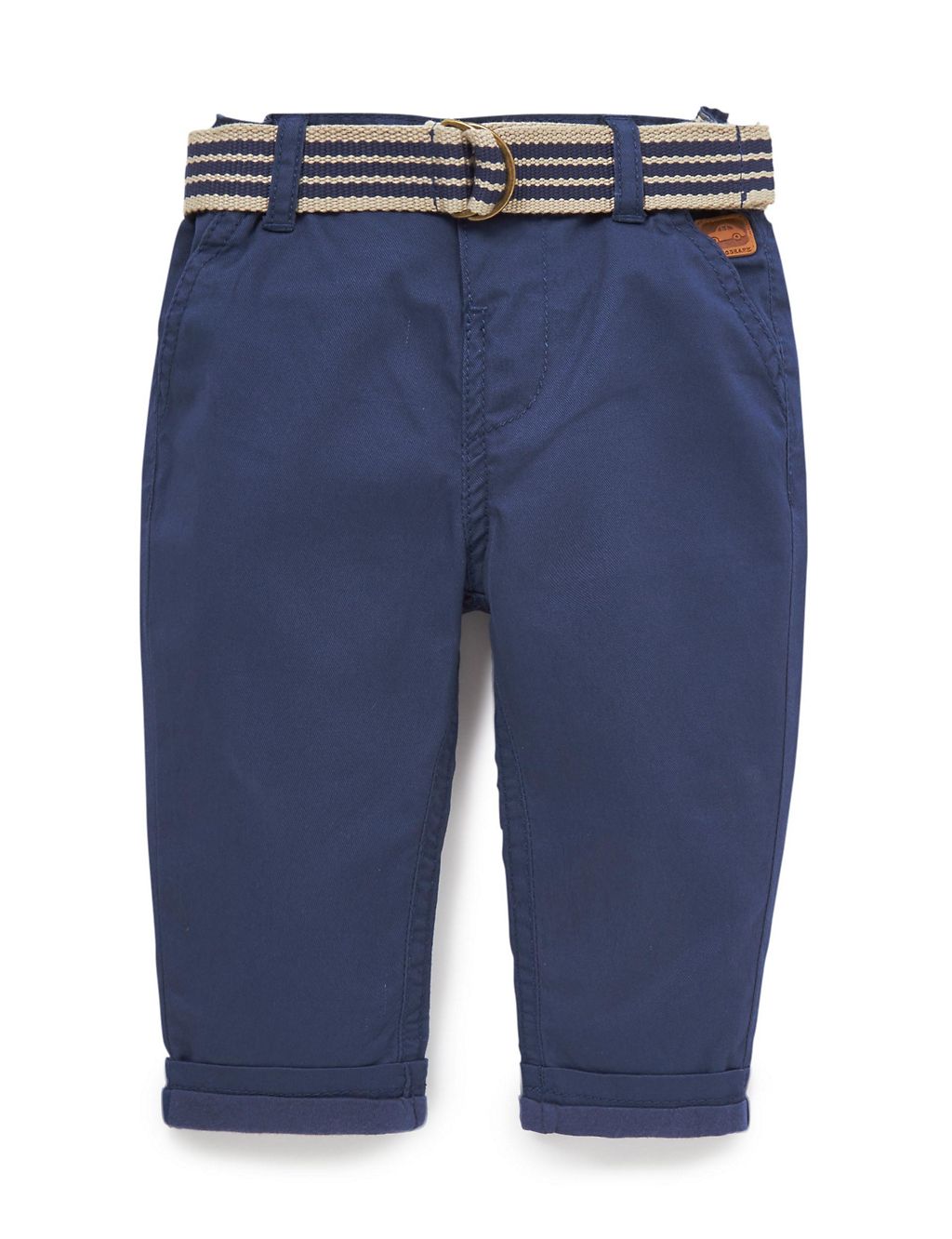 Pure Cotton Belted Chinos 3 of 3