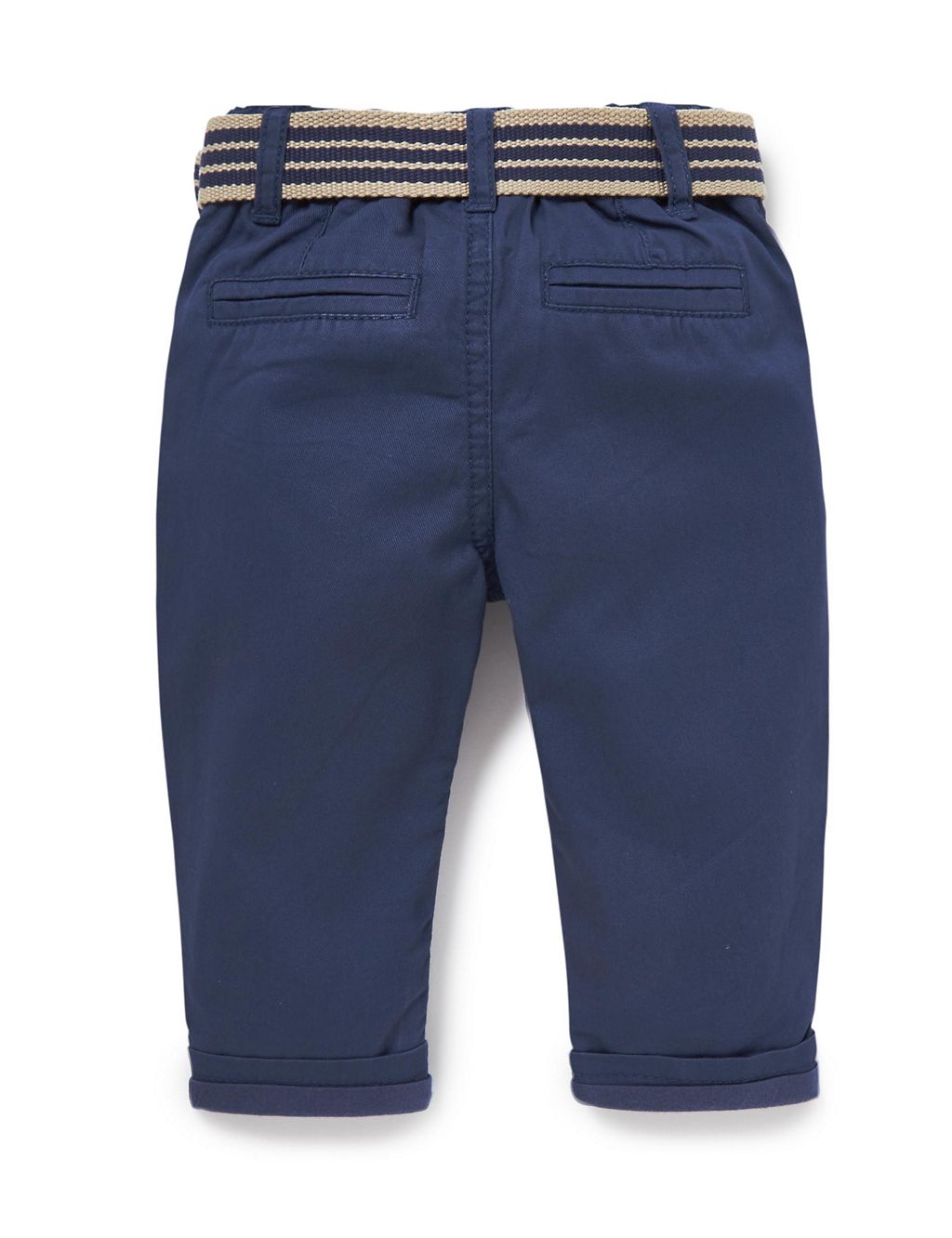 Pure Cotton Belted Chinos 1 of 3