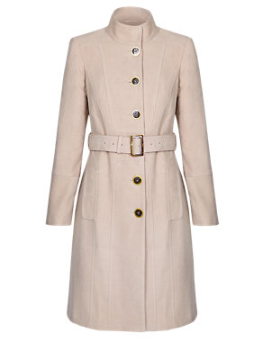 Pure Cotton Belted Coat Image 2 of 6