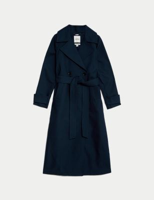 Pure Cotton Belted Trench Coat Image 2 of 12