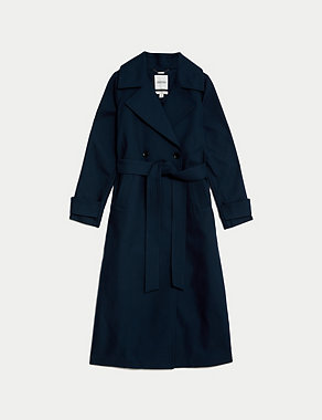 Pure Cotton Belted Trench Coat Image 2 of 12