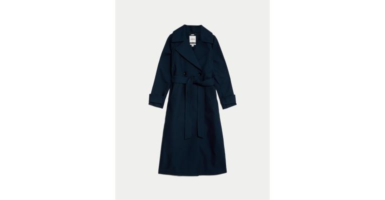 Pure Cotton Belted Trench Coat 3 of 12