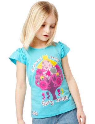 Pure Cotton Ben Holly S Little Kingdom T Shirt With Stay New M S