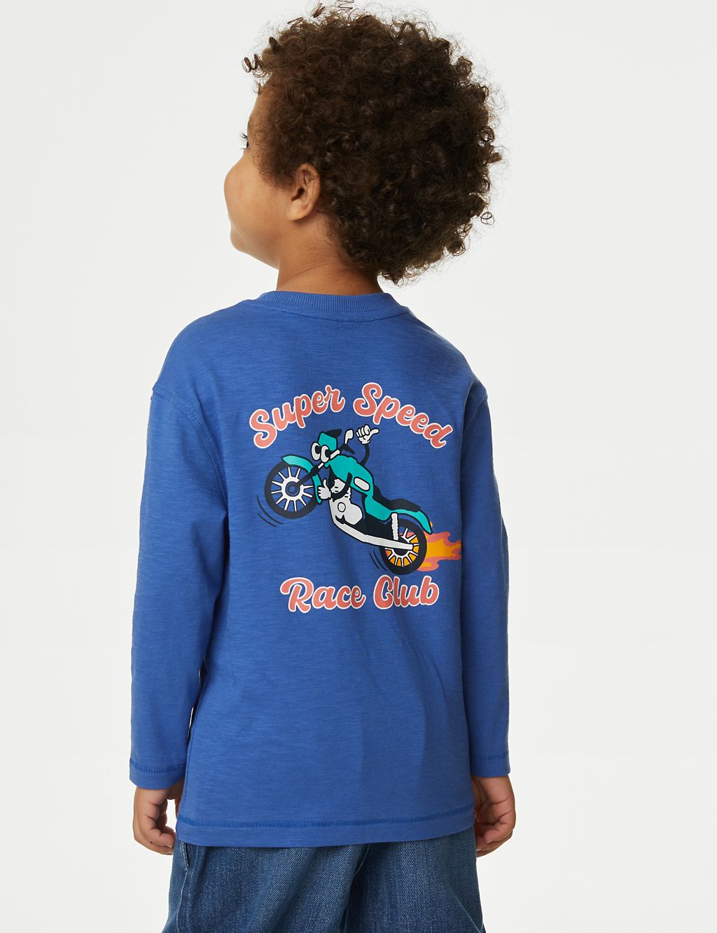 Pure Cotton Bike Graphic Top (2-8 Yrs) 6 of 6