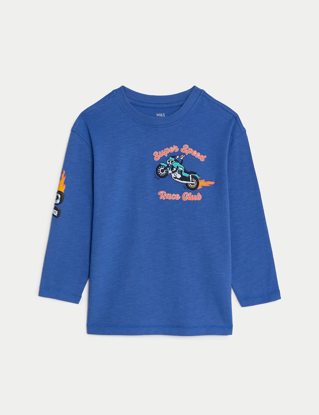 Pure Cotton Bike Graphic Top (2-8 Yrs) 1 of 6