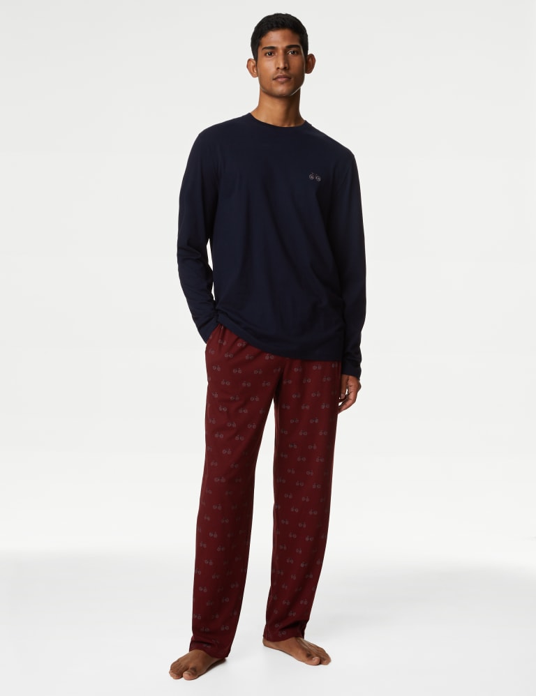 Pure Cotton Waffle Jogger Bottoms, M&S Collection