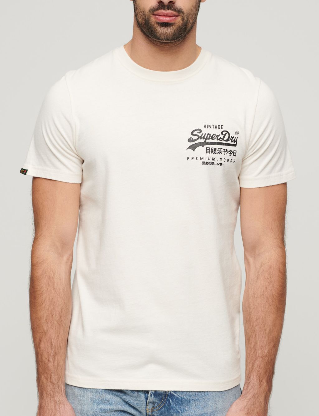 Pure Cotton Bird Graphic Crew Neck T-Shirt 2 of 6