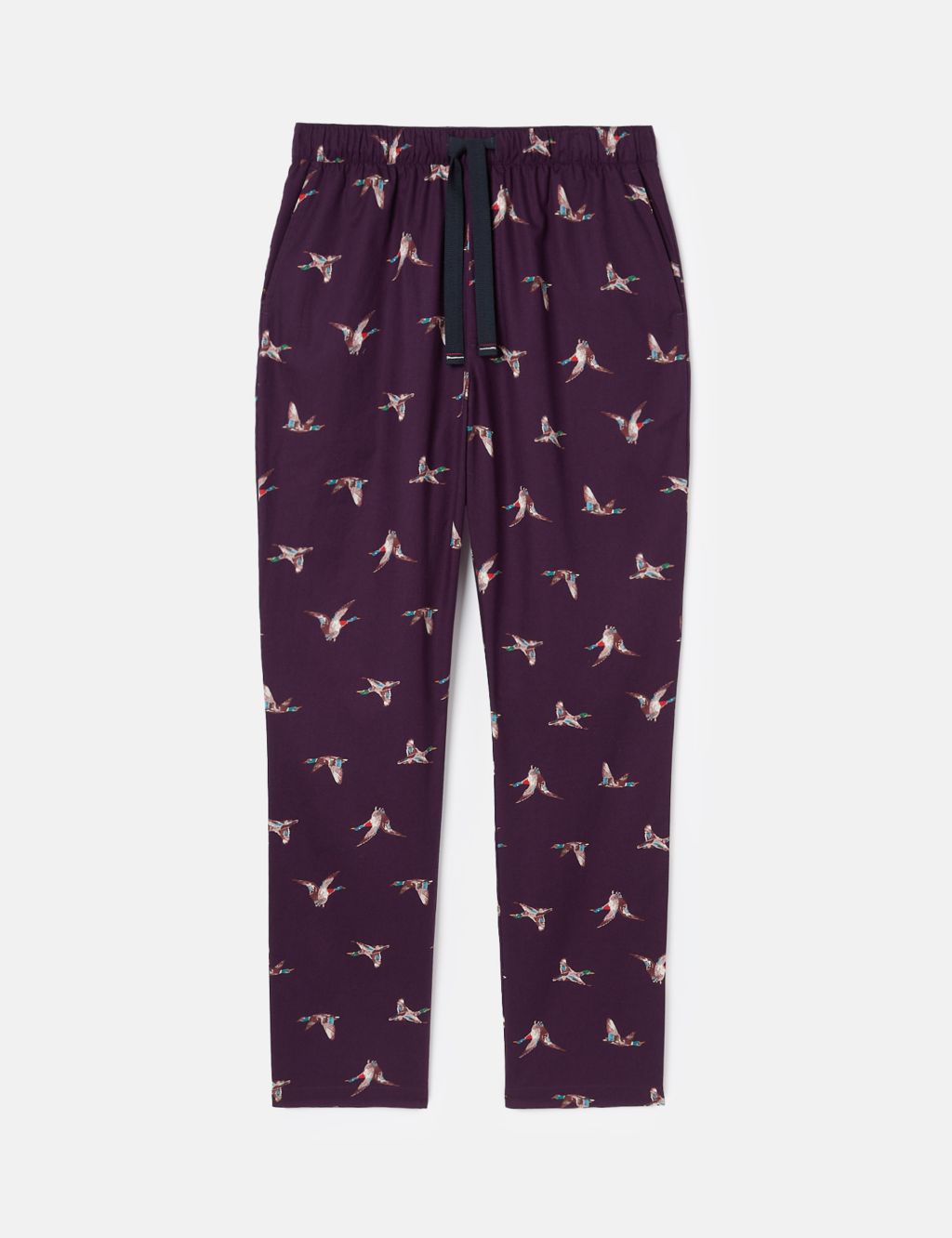 Pure Cotton Bird Print Pyjama Bottoms | Joules | M&S