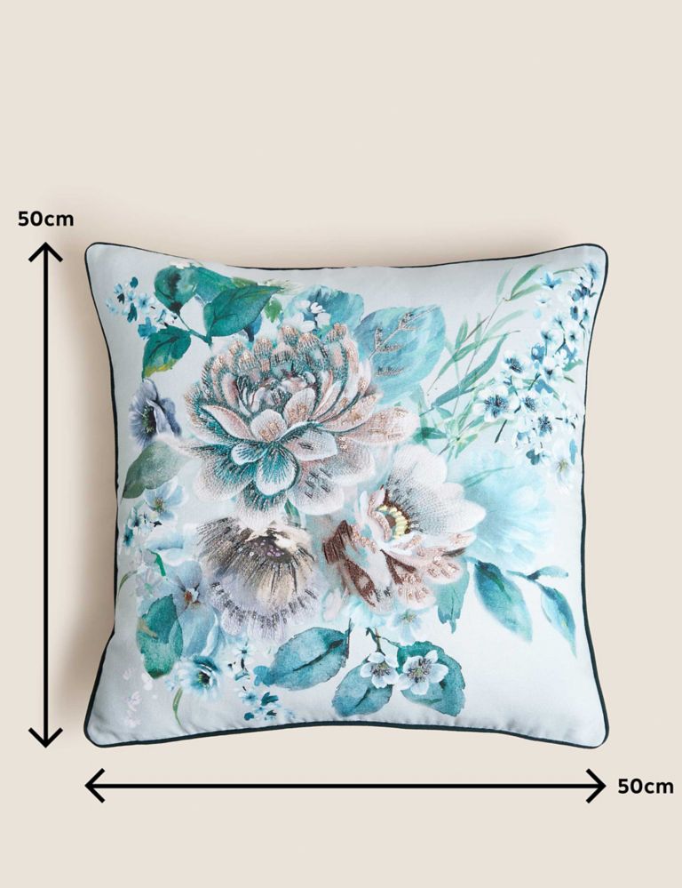 Pure Cotton Blossom Floral Cushion 9 of 9