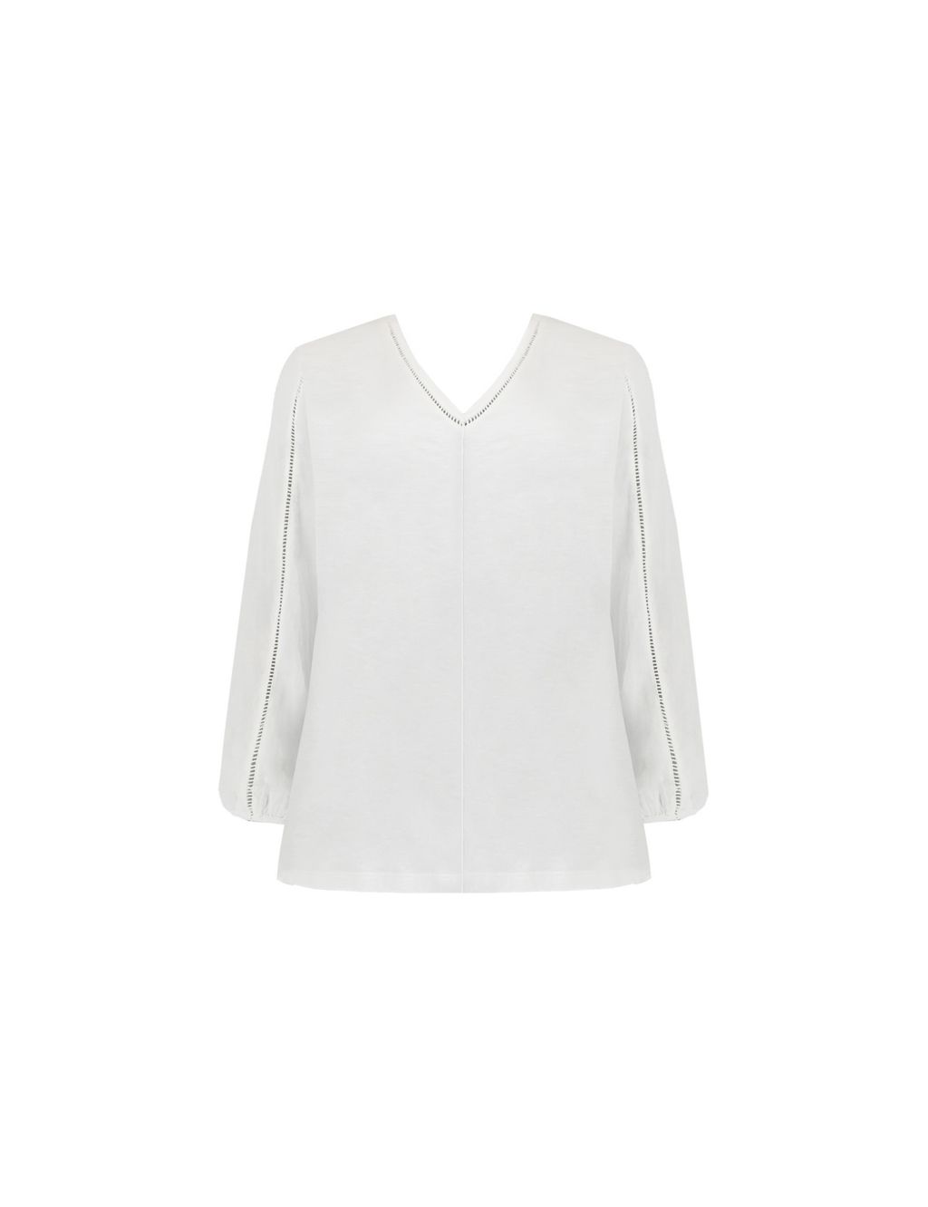 Pure Cotton Blouson Sleeve Top 1 of 5