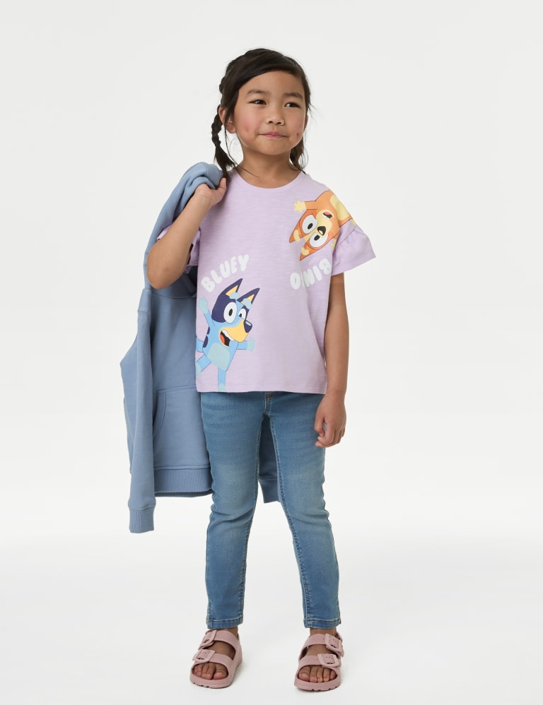 Pure Cotton Bluey T Shirt 2 8 Yrs