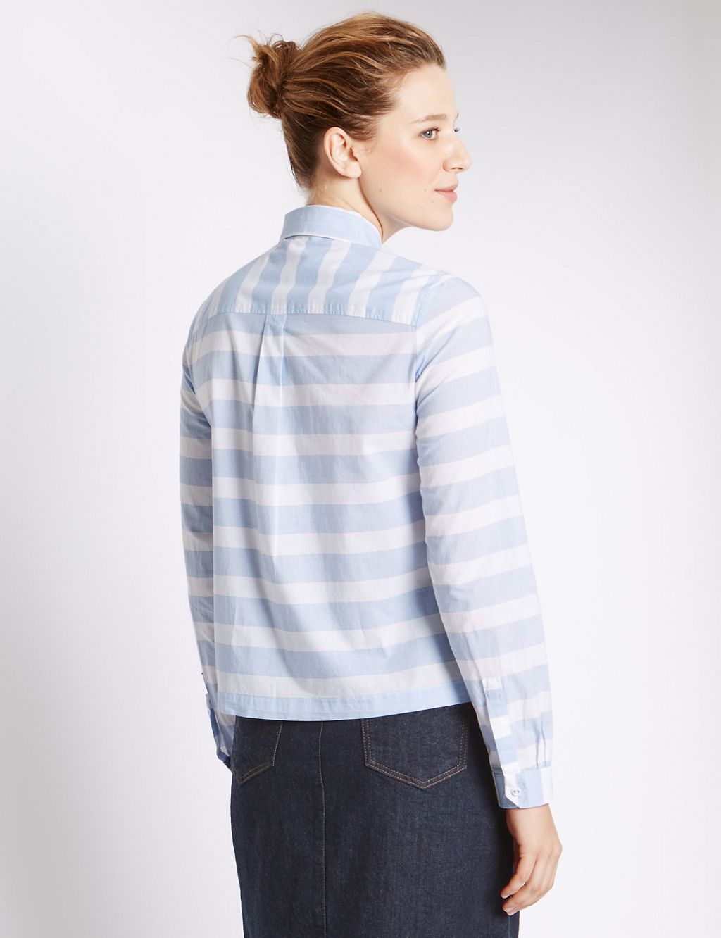 Pure Cotton Bold Striped Shirt 2 of 3