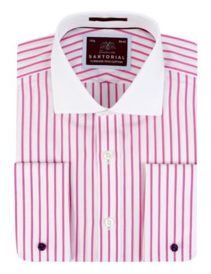 Pure Cotton Bold Striped Winchester Shirt Image 1 of 1