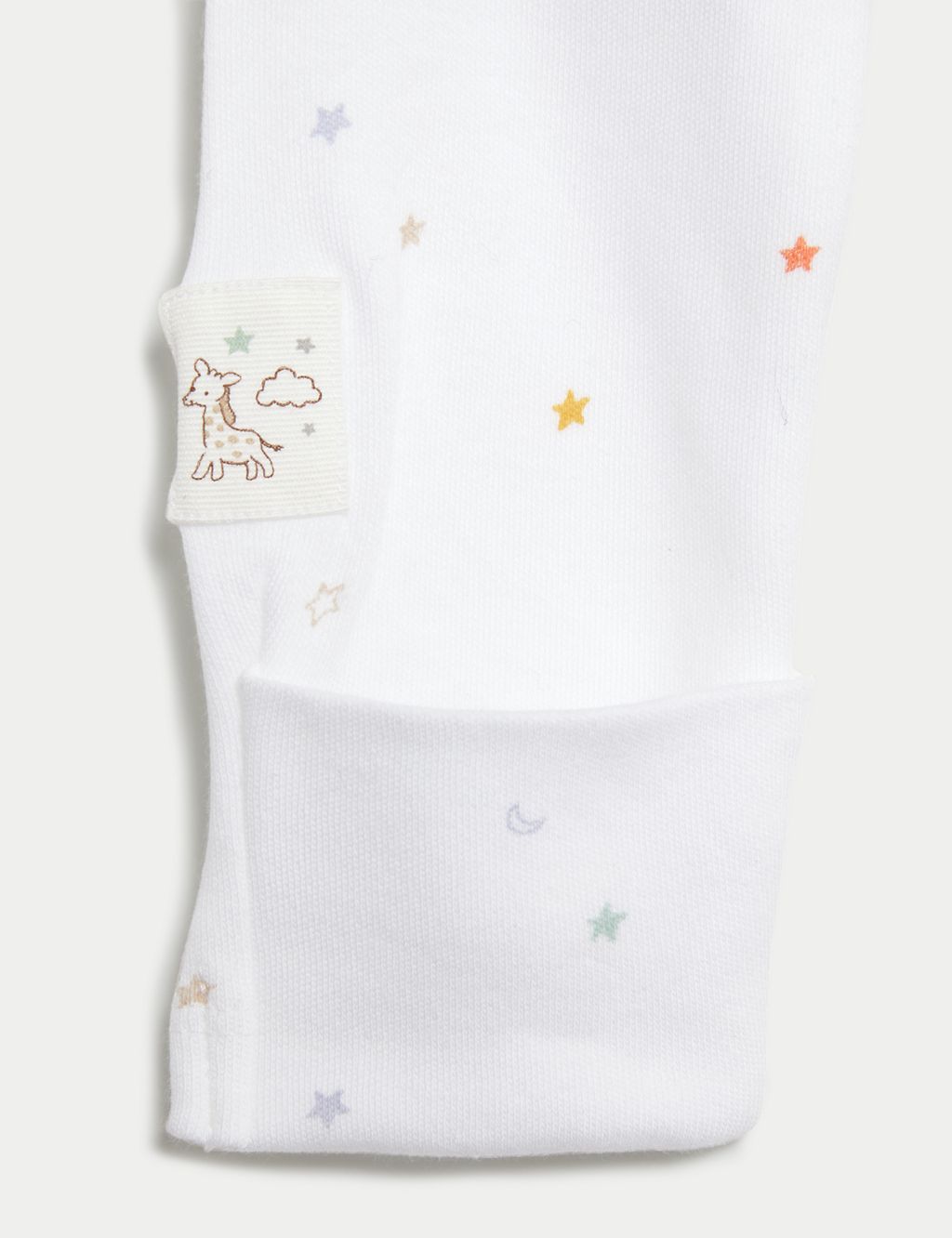 Pure Cotton Born In 2024 Sleepsuit (7lbs-9 Mths) 4 of 5