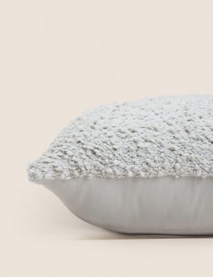 Pure Cotton Boucle Cushion Image 2 of 8