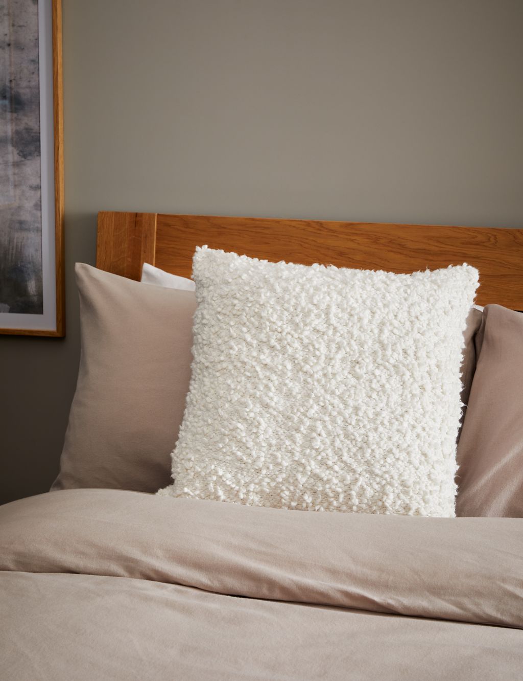 Pure Cotton Boucle Cushion 6 of 6