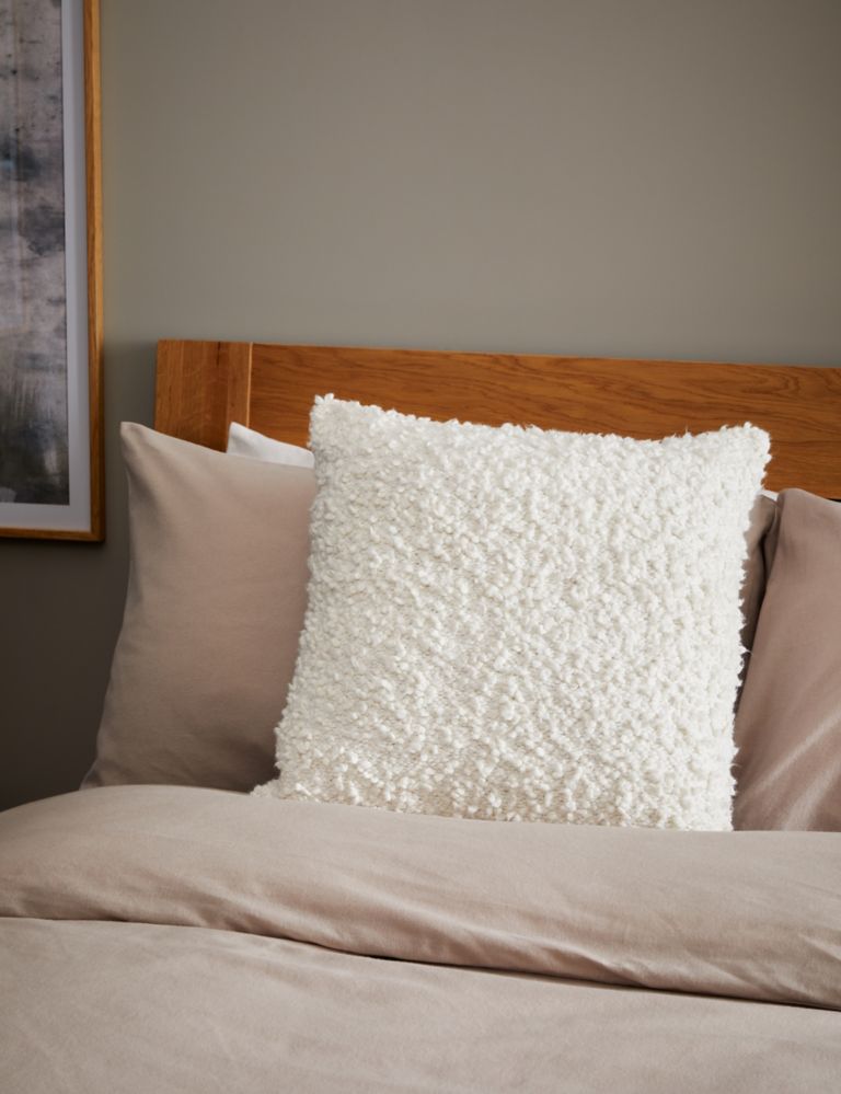 Pure Cotton Boucle Cushion 7 of 7