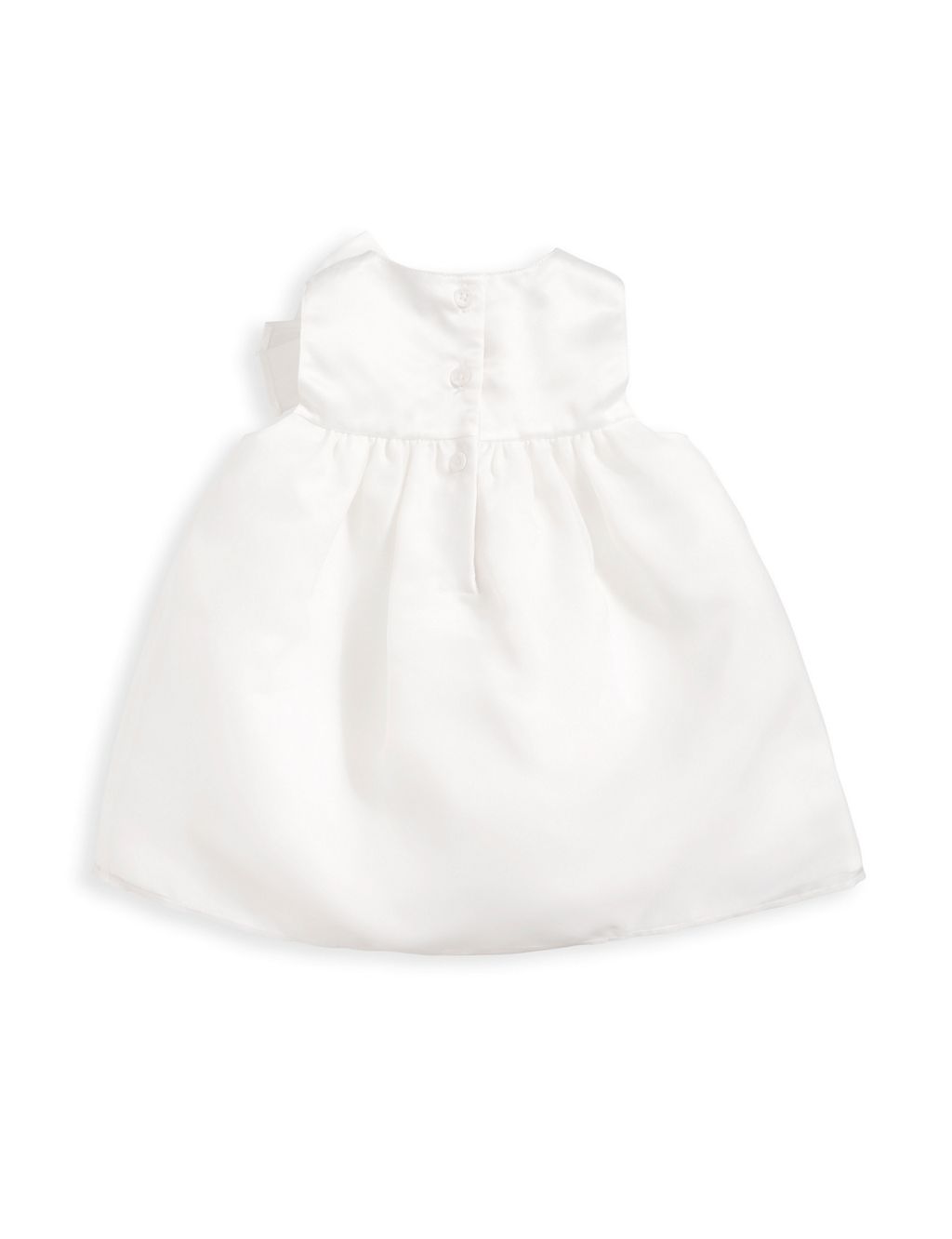 Pure Cotton Bow Dress (0-3 Yrs) 2 of 3