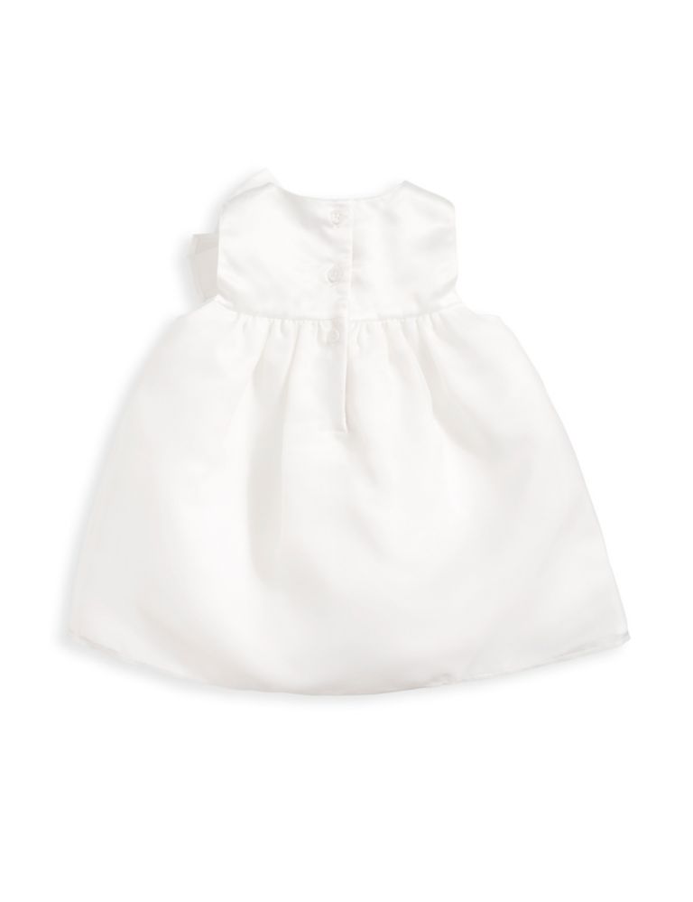 Pure Cotton Bow Dress (0-3 Yrs) 3 of 3