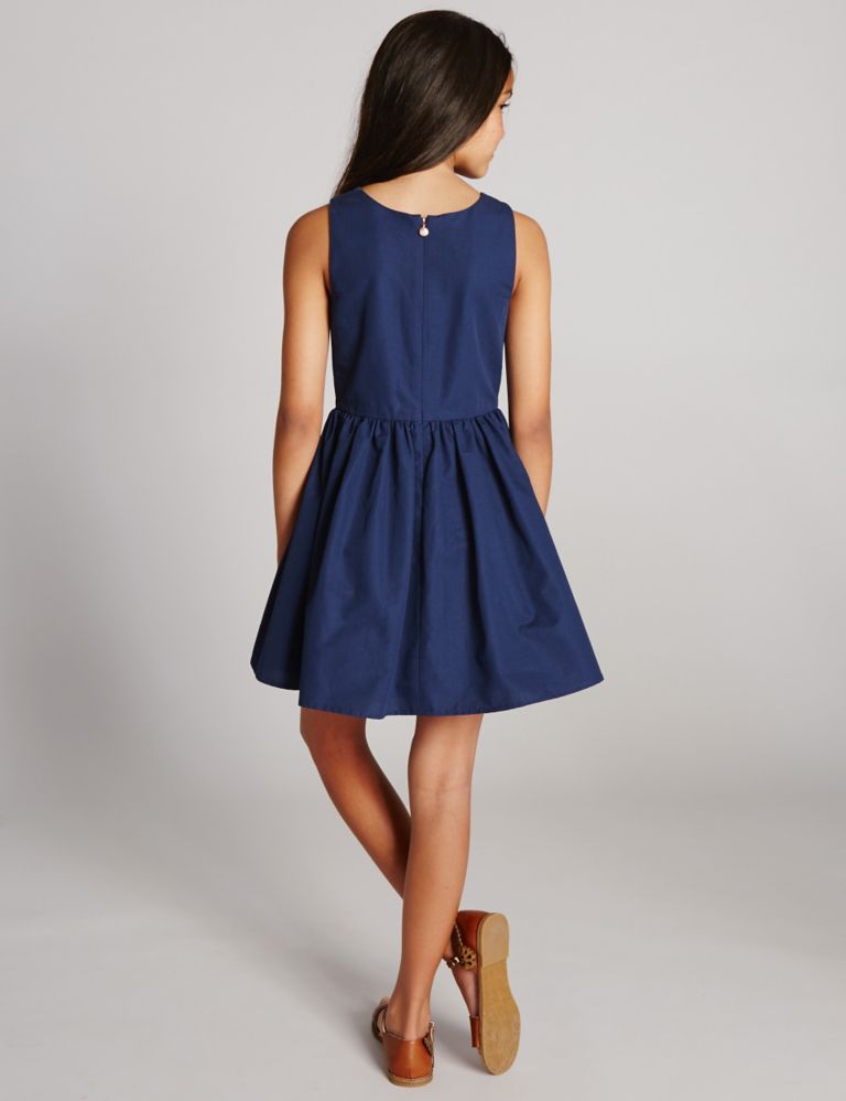 Pure Cotton Bow Prom Dress (5-14 Years) 3 of 5