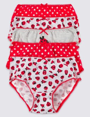 Pure Cotton Briefs (18 Months - 12 Years) Image 1 of 2