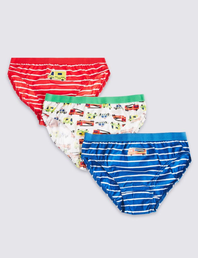 Pure Cotton Briefs (18 Months - 8 Years) 2 of 2